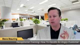 Receptionist Training How To Handle An Angry Customer [upl. by Oech]