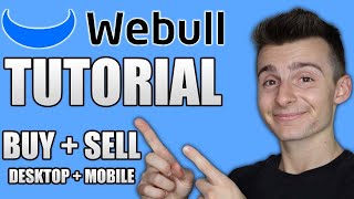 How To Buy And Sell A Stock On Webull Desktop  Mobile  Full Tutorial [upl. by Alletneuq]