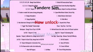 OUTDATED How Unlock Debug Menu  Yandere Simulator Demo 100 WORKS [upl. by Redleh423]