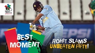 Rohit slams maiden T20I fifty  IND v SA  T20WC 2007 [upl. by Drye467]