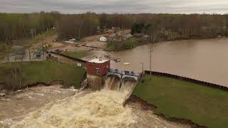 Smallwood Lake Dam Overflows After Edenville Dam Failure [upl. by Kassandra475]