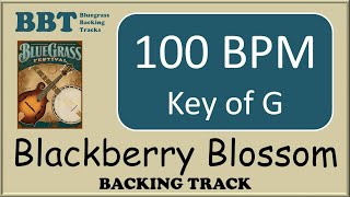 Blackberry Blossom  bluegrass backing track [upl. by Anerhs]