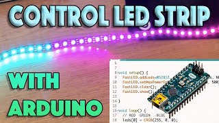 Use Addressable LED Strip with Arduino  Essential Engineering [upl. by Lucila]