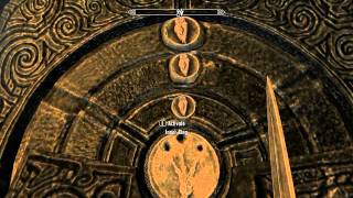 Skyrim  Bleak Falls Barrow Second puzzle [upl. by Nadaha]