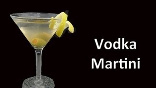 Perfect Vodka Martini Cocktail Recipe [upl. by Dix]