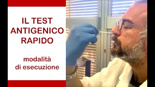 Il Test Antigenico Rapido Modalità di esecuzione passo dopo passo [upl. by Kotto301]