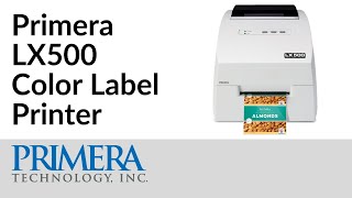 Primera LX500 Label Printer [upl. by Aehcsrop]