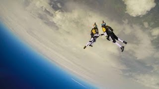 High altitude acrobatic skydiving FULL RUN  Red Bull Skycombo [upl. by Akemaj]