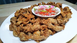 CRISPY FRIED BUCHI NG MANOK  HOW TO MAKE CRISPY FRIED BUCHI  BUTSE RECIPE  CRISPY CHICKEN CROPS [upl. by Ysiad113]