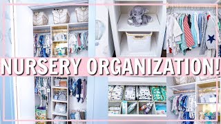 NURSERY ORGANIZATION IDEAS amp HACKS  Alexandra Beuter [upl. by Dekeles326]