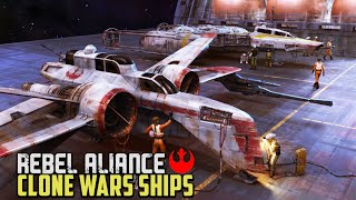 10 Clone Wars Era Ships used by Rebels [upl. by Asilrac276]