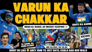 WHAT A MATCH 😱 VARUN KA KHAUF 😂 KANE KO BABRI HO GAYA 🔥 IYER HARDIK SUPERB BATTING  IND Vs NZ CT [upl. by Nakeber522]