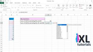 How To Exclude Cells In A Column From Sum In Excel [upl. by Ddat]