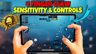 4 Finger Claw BEST SENSITIVITY amp CONTROLS 🔥 iPad Air 4 HANDCAM Gameplay PUBG mobile [upl. by Chapen]