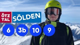 Ski Sölden • Blue 6 3b 10 9 • 5km long 4K [upl. by Thekla]