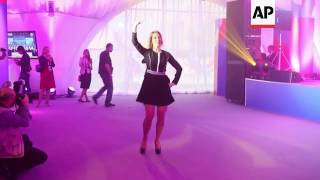 Foreign ministry spokeswoman dances to folk song [upl. by Manus881]