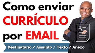 Como enviar currículo por email para primeiro emprego ou jovem aprendiz [upl. by Harwill]