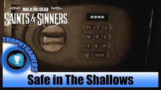 The Walking Dead  Saints amp Sinners  How to Open the Safe in The Shallows [upl. by Lleoj]