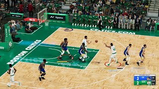 NBA 2K22  Golden State Warriors vs Boston Celtics  Gameplay PS5 UHD 4K60FPS [upl. by Ynnub]