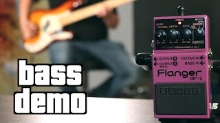 Boss BF3 Flanger Bass Demo [upl. by Eniamurt]