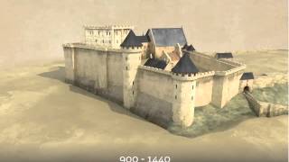 Reconstitution virtuelle de lHistoire du château royal de Blois [upl. by Latty686]