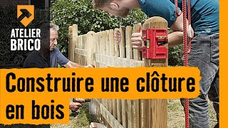 Construire une clôture en bois [upl. by Doe]