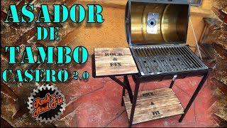 Como hacer un Asador de Tambo Casero [upl. by Akapol]