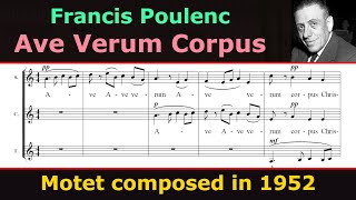 Francis Poulenc  Ave Verum Corpus womens choir [upl. by Stoddard]