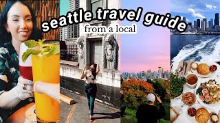 SEATTLE 3 Day ultimate TRAVEL GUIDE ITINERARY What to see eat amp do FROM A LOCAL [upl. by Sorips]