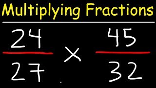 Multiplying Fractions  The Easy Way [upl. by Dick]