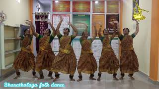 Tamil Nadu folk Dance  SriBharathalaya  Group Performance  folk Dance  Kanchipuram [upl. by Middleton]