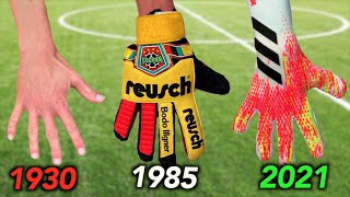 Testing Goalkeeper Gloves from 1930 to 2021  how much have they changed [upl. by Sateia]