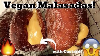 I made VEGAN Malasadas  HAWAII Style [upl. by Anuayek]