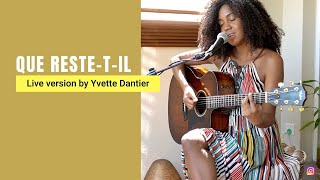 Charles Trenet  Que Restetil De Nos Amours I Wish You Love  Acoustic Cover by Yvette Dantier [upl. by Llewxam]