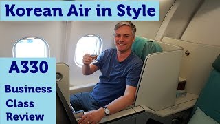 Korean Air in Style  Business Class on the A330 [upl. by Finn]