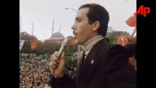 Recep Tayyip Erdoğan 1979 Yılında Mitingde Konuşuyor [upl. by Munmro880]