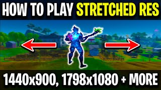 How To Play Stretched Resolution in Fortnite 2020 [upl. by Berman709]