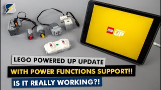 LEGO Powered Up app with Power Functions and remote support Too good to be true [upl. by Prosser735]