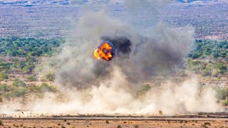 M777 Howitzer Livefire amp Impact  US Army Field Artillery  MFA [upl. by Nocaed]