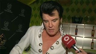 El mejor imitador de Elvis Presley del mundo en Madrid [upl. by Lohrman]