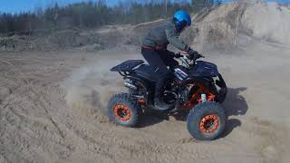 ATV 125CC Test drive [upl. by Onateag]