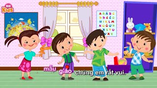 Liên Khúc Thiếu Nhi Cháu Lên Ba Cháu Đi Mẫu Giáo ♫ Nhạc Thiếu Nhi Vui Nhộn [upl. by Nerraw]