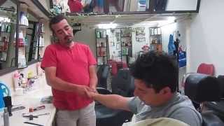 Turkish barber Head Massage  Kuafor Ercan [upl. by Chow430]