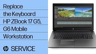 Replace the Keyboard  HP ZBook 17 G5 G6 Mobile Workstation  HP [upl. by Acilejna]