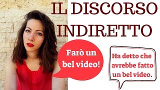 Il discorso indiretto in italiano  Indirect speech in Italian  Estilo indirecto  Style indirect [upl. by Ttam]