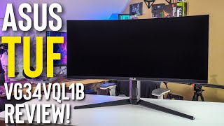 ASUS TUF VG34VQL1B Ultrawide Monitor Review [upl. by Misty]