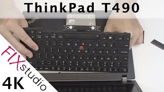 Lenoto ThinkPad T490  disassemble 4k [upl. by Galasyn]