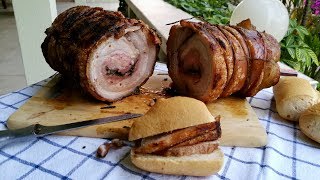 Original Italian PORCHETTA How To Make at Home [upl. by Catton]