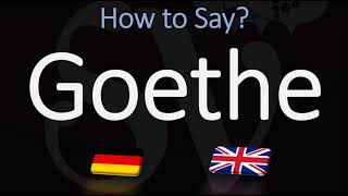 How to Pronounce Goethe  German amp English Pronunciation [upl. by Nwaf585]