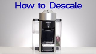 How to Descale Nespresso Machine [upl. by Hajile]